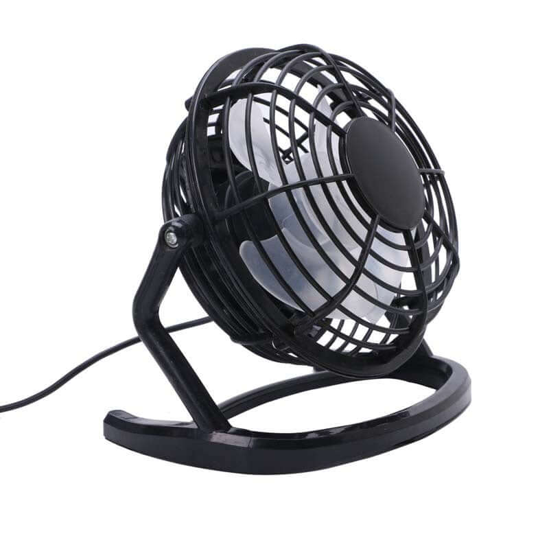 New Mini Portable Ultra Quiet USB Fan for Desktop Cooling - Adjustable Angle, Key Switch, USB Connection for Laptop, Notebook PC, and Phone Chargers