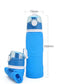 Silicone Folding Water Bottle Food Grade Silicone Water Bottle Travel Portable Folding Water Cup Travel Folding Water Bottle
