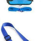 Breathable blue pet car seat belt and leash set for safe and comfortable pet travel.