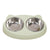 Dog Bowls Double Dog Water And Food Bowls Stainless Steel Bowls With Non-Slip Resin Station, Pet Feeder Bowls For Puppy Medium Dogs Cats