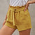 Tied High Waist Three-point Wide Leg Shorts