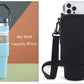 Portable Car Cup Stainless Steel Cup Travel Sports Water Bottle With Handle Cover Coffee Tumbler Cup