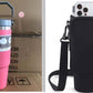 Portable Car Cup Stainless Steel Cup Travel Sports Water Bottle With Handle Cover Coffee Tumbler Cup