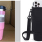 Portable Car Cup Stainless Steel Cup Travel Sports Water Bottle With Handle Cover Coffee Tumbler Cup