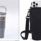Portable Car Cup Stainless Steel Cup Travel Sports Water Bottle With Handle Cover Coffee Tumbler Cup